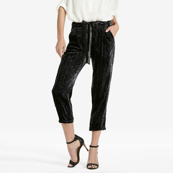 Lucky Brand Pants - Lucky Brand Printed Velvet Crop Pants Size 10